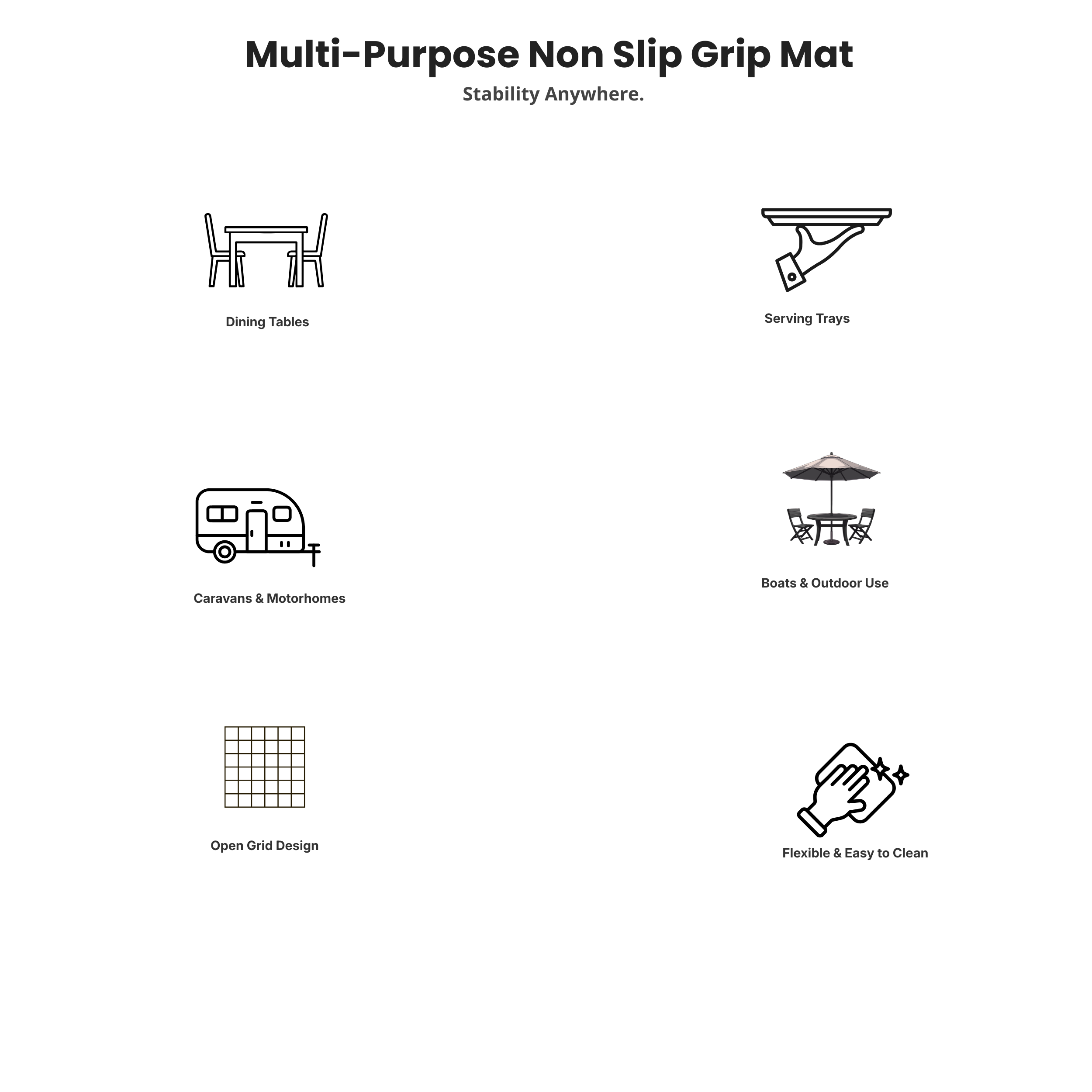 Round Non-Slip Grip Mat – 14" / 16" - Image 8